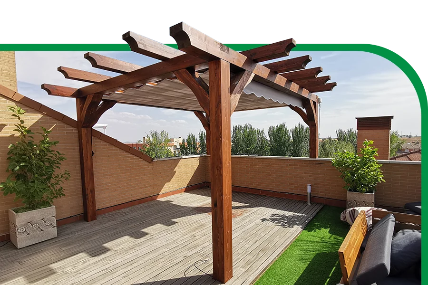 Porches de madera baratos
